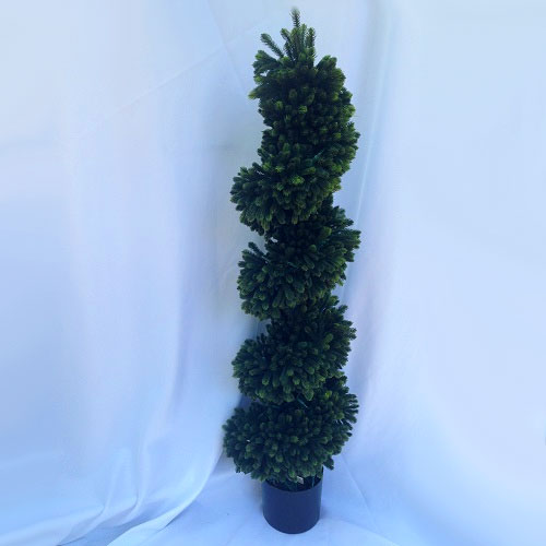 Rosemary Spiral Topiary 4' - Artificial Trees/Floor Plants - topiary trees for rent